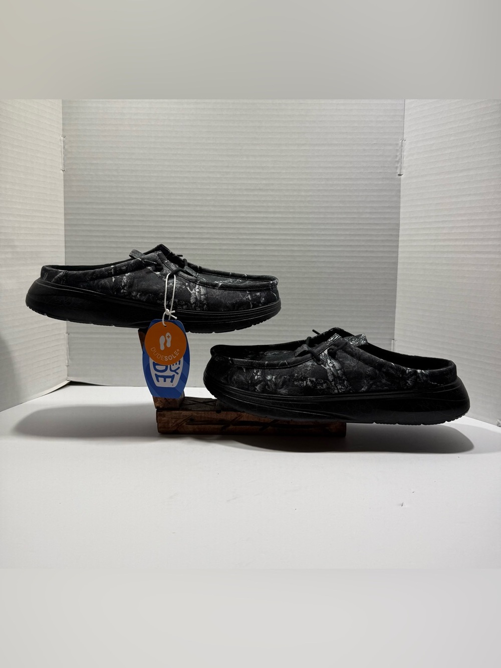 Hey Dude Jelly Roll Wally Comf Slip Black Camo Realtree Loafers Men’s 11 New